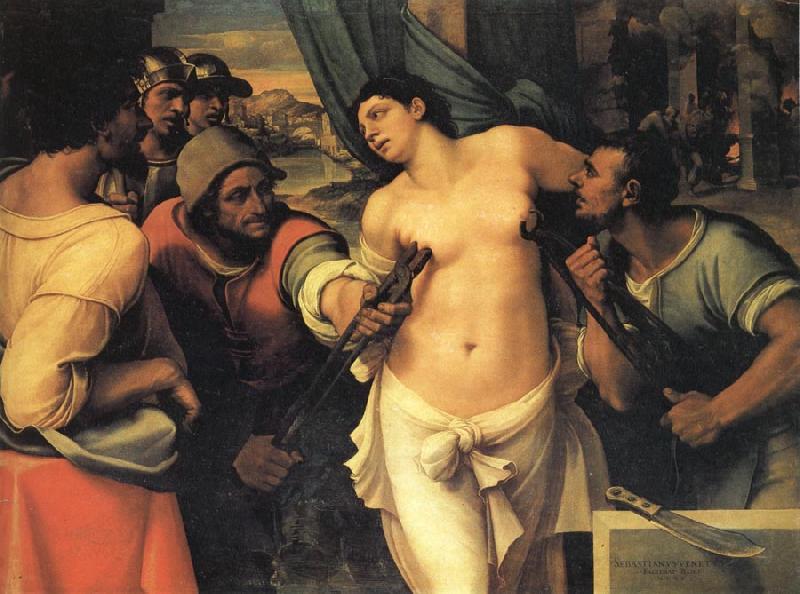 Sebastiano del Piombo The Martyrdom of St.Agatha oil painting image